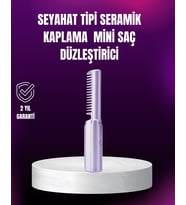 Kablosuz USB Şarjlı Saç Düzleştirici Tarak – Seyahat Boy