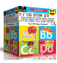 Okul Öncesi 5-7 Yaş Eğitim Seti (20 Kitap + 70 Ezber Kartı)