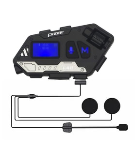 Motosiklet İntercom Seti Yeni Sürüm Bluetooth V5.4 LCD Ekran Kask Kulaklığı