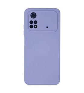 Xiaomi Poco M4 Pro 4g Kılıf Nano İçi Kadife Silikon - Lila