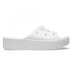 Crocs Classic Platform Slide Kadın Terlik (Beyaz)
