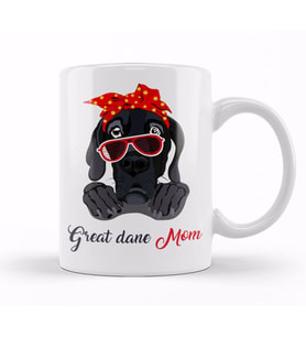 Great Dane Mom 05 Kupa Bardak Porselen