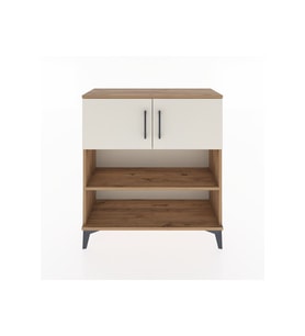 Arges Şifonyer 3 Raflı 2 Kapaklı 88x30x96 Çam-Aytaşı