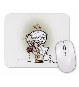 Khaleesi Eat Heart Mouse Pad