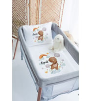 %100 Delux Pamuk Isme Özel 70x120 Park Yatak Nevresim Takımı