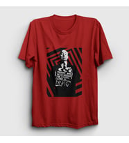 Presmono Unisex Kırmızı Yönetmen Sinema Hediye Alfred Hitchcock T-Shirt 556441tt (Kırmızı)