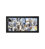 Manzara Temalı Kanvas Tablo 80 x 110 cm Siyah Çerçeve