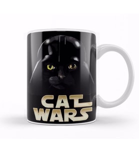 Star Cat Wars 010 Kupa Bardak Porselen
