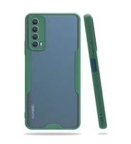 Huawei P Smart 2021 Kılıf Platin Silikon - Yeşil