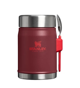 Stanley Klasik Paslanmaz Çelik Yemek Termosu Kaşıklı 0,40 LT - Cranberry