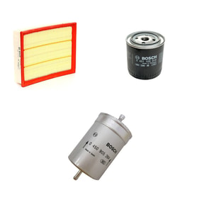 Bosch Filtre Bakım Seti Audi A6 2.8 Benzin 1998-2004 Hava + Yağ f. + Yakıt Filtre Bosch