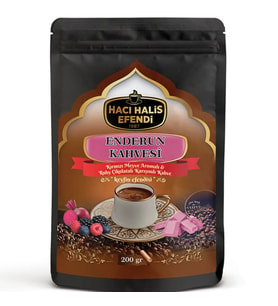 Hacı Halis Efendi Enderun Kahvesi 200 gr Ruby ve Meyvemsi Yumuşak İçimli Gurme Karışım