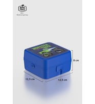 Renga Leya Lama Desenli PP Çocuk Beslenme Kabı 412003 Mor (Mavi)