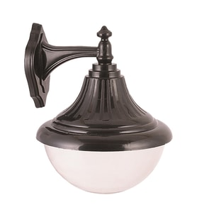 AVONNI BAP-68207-BSY-M2 Siyah Boyalı Dış Mekan Aydınlatma E27 ABS Polikarbon Cam 30x27cm