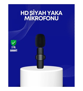 Mey İthalat® Lightning Girişli 2’li Kablosuz Yaka Mikrofonu Çift Kişilik Kayıt