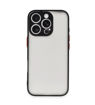 Apple İphone 16 Pro Kılıf Montreal Silikon Kapak - Siyah