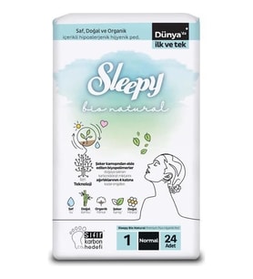 Sleepy Bio Natural Ped Normal 24 Lü