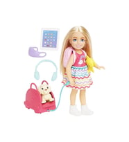 Barbie Seyahatte Chelsea Bebek Ve Aksesuarları Hjy17