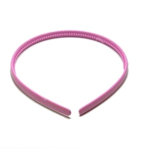 Taç Plastik Sade Pembe 12'li-
