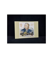 I?ngiltere 1986 Ww2 Salmon Postcard Sir Arthur Harris Lancaster / Royal Air Force 2. Dünya Savaşı