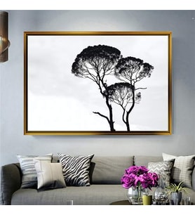 Altın Çerçeveli dekoratif tablo a1968 (Gold)