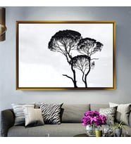 Altın Çerçeveli dekoratif tablo a1968 (Gold)