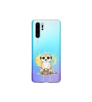 Huawei P30 Pro ile Uyumlu Splash Mirket Tasarımlı Şeffaf Silikon Kılıf