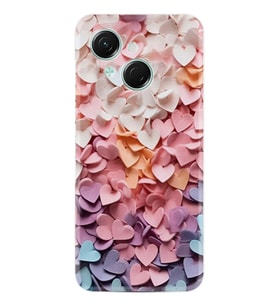Spark Go 1 2025 Kılıf Boutique Baskılı Resimli Renkli Kalpler Pcode -040