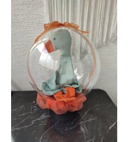 Büyülü Balon-Bebek Ördek Uyku Arkadaşı Yenidoğan Doğum Tebrik Hediye Kutusu (Orman Yeşili)
