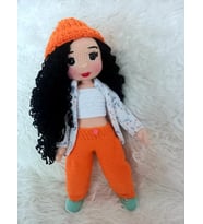 Kış Güzeli Bebek Amigurumi Organik Oyuncak