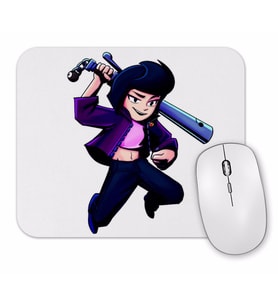 Brawl  Stars Bibi  And Bull Mouse Pad