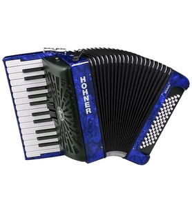 Hohner A1698 BRAVO II 60 Akordiyon (Dark Blue)