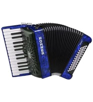 Hohner A1698 BRAVO II 60 Akordiyon (Dark Blue)