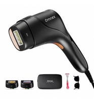 Omnex EliteGlow IPL Lazer Epilasyon Cihazı Buz Başlıklı Akıllı Cilt Sensörlü 10 Kademe Enerji