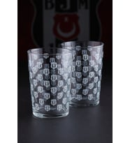 DEKOMUS İLE LİSANSLI BEŞİKTAŞ LOGOLU BARDAK 500 ML "2 ADET"