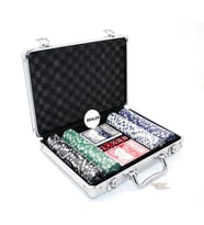 Metal Çantalı 200 Chipli Poker Oyunu Alk1500