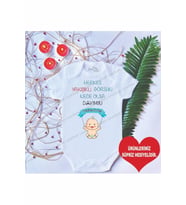 Unisex Bebek Baskılı Dayımın Yakışıklı Yeğeniyim %100 Pamuklu Çıtçıtlı Body Zıbın