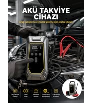 Araç Kullanıcıları İçin Çok Fonksiyonlu Akü Takviye Cihazı