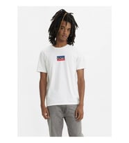 Levi's Erkek Bisiklet Yaka Beyaz T-shirt - A2823-0189 (Turuncu)