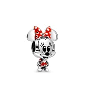 Disney, Puantiye Fiyonklu Ve Elbiseli Minnie Charm
