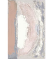 Eliana Home Baskılı, Yıkanabilir Kaymaz Taban Salon Halısı LNA0609 100x150 cm (Pembe)
