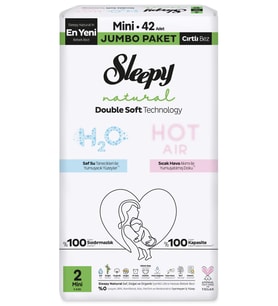 Sleepy Naturel Double Soft Jumbo Mini 42 adet - Standart