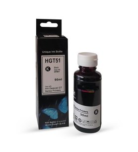 HP Uyumlu GT51XL (X4E40AE) Siyah Mürekkep (90ml./Sise)