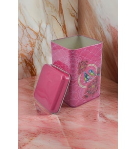 Kare Metal Saklama Kabı 11x11 Cm