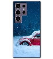 Galaxy S24 Ultra Kılıf HD Desen Baskılı Kılıf - Karlı Vosvos