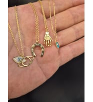 925 ayar papatya silver 4 cesit kolye/rose gold/rodaj