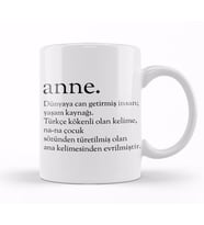 Anne Kelime Kupa Bardak Porselen