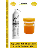 #LehimTeli Kaliteli Elektronik Havya Uyumlu Takım Tüp Lehim Teli 25 Gr 12mm + Lehim Pastası 40gr