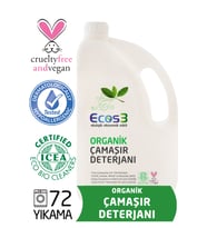 Ecos3 Organik Sıvı Çamaşır Deterjanı 2500 ml -72 Yıkama