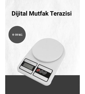 Hassas Ölçüm İçin Dijital Mutfak Tartısı – 10 Kg Kapasiteli